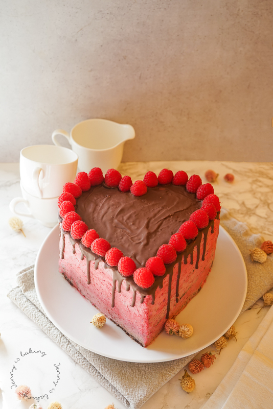 How to Make a Cake a out - of baking is Jenny Cake Heart Round